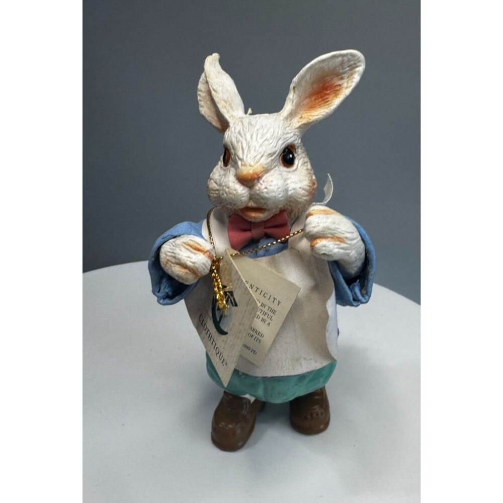 Possible Dreams Clothique Mayfield Collection Rabbit Figurine With Box Tag 1989 - Picture 6 of 7